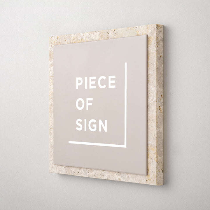 THE DOOR PLATE - 異素材MIX - PIECE OF SIGN