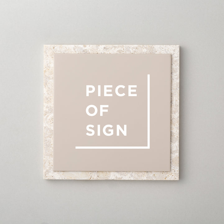 THE DOOR PLATE - 異素材MIX - PIECE OF SIGN