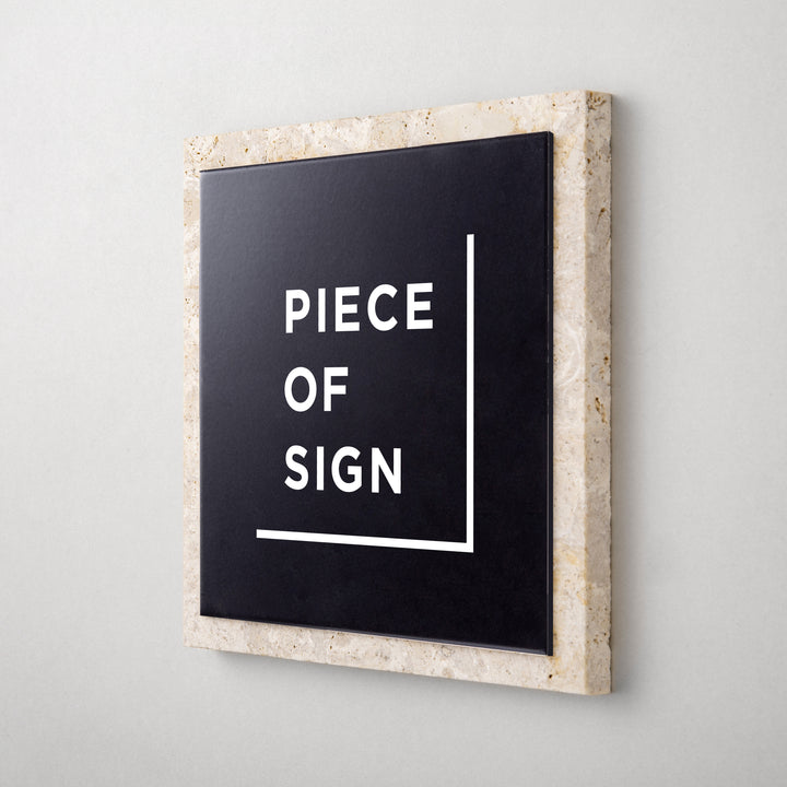 THE DOOR PLATE - 異素材MIX - PIECE OF SIGN