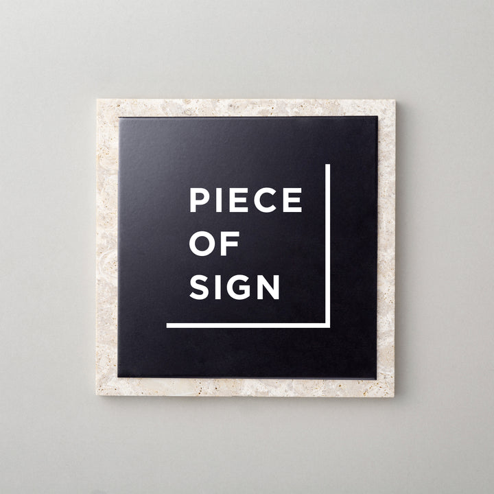 THE DOOR PLATE - 異素材MIX - PIECE OF SIGN
