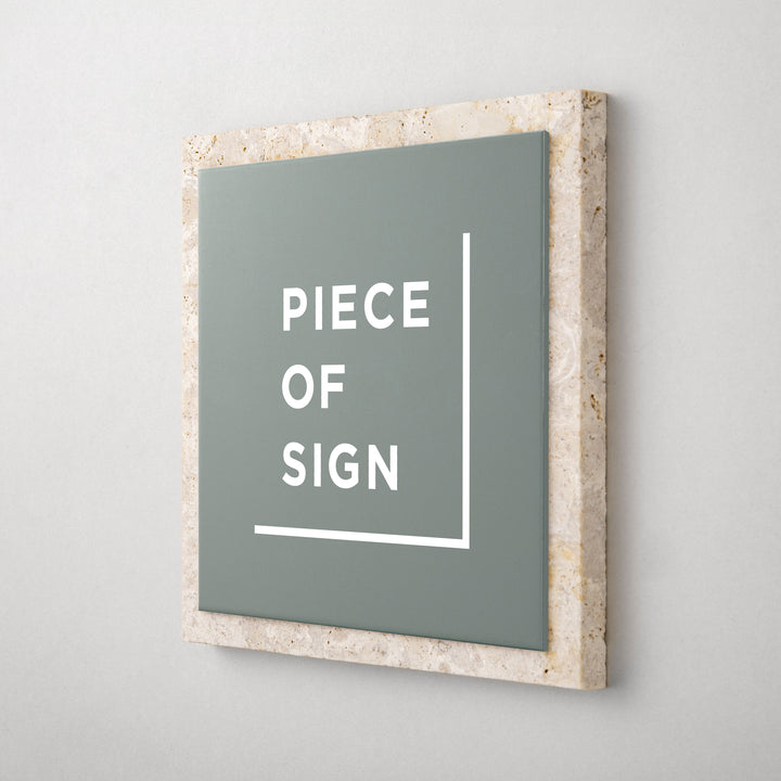 THE DOOR PLATE - 異素材MIX - PIECE OF SIGN