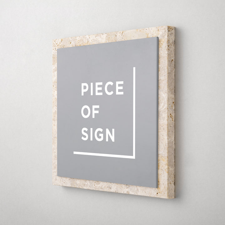 THE DOOR PLATE - 異素材MIX - PIECE OF SIGN