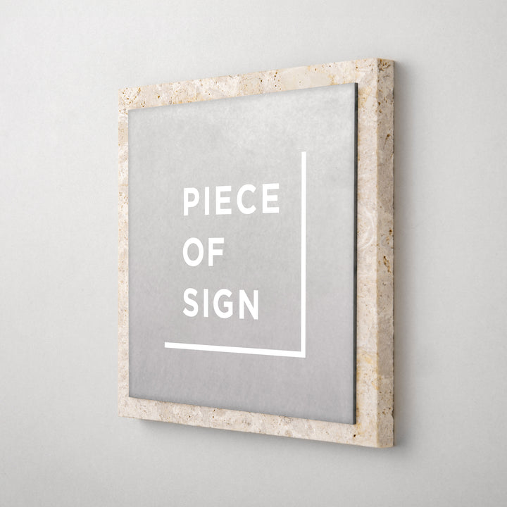 THE DOOR PLATE - 異素材MIX - PIECE OF SIGN