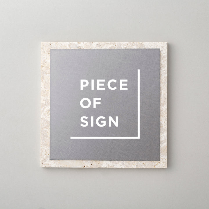 THE DOOR PLATE - 異素材MIX - PIECE OF SIGN