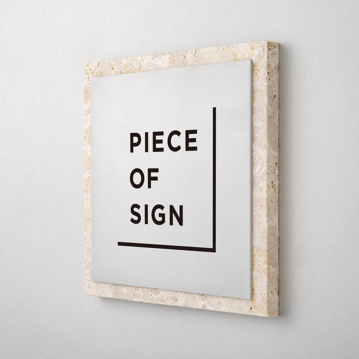THE DOOR PLATE - 異素材MIX - PIECE OF SIGN