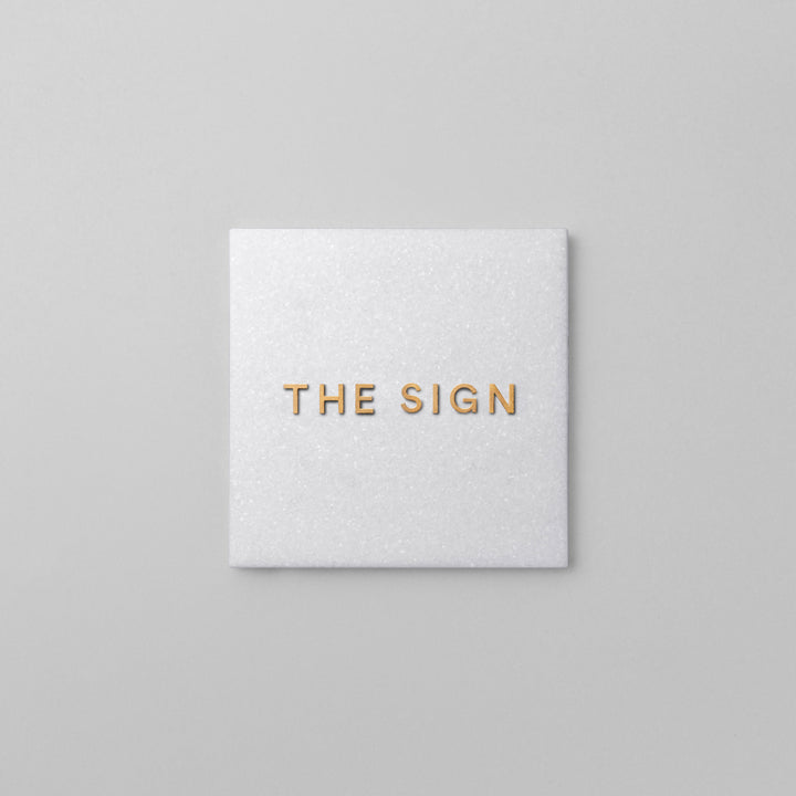 THE DOOR PLATE + 切文字サイン - PIECE OF SIGN
