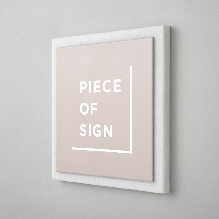 THE DOOR PLATE - 異素材MIX - PIECE OF SIGN