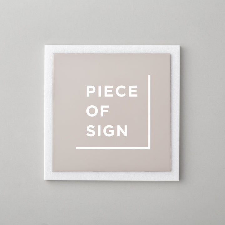 THE DOOR PLATE - 異素材MIX - PIECE OF SIGN