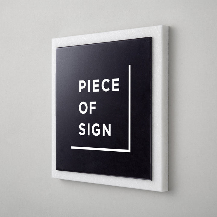THE DOOR PLATE - 異素材MIX - PIECE OF SIGN