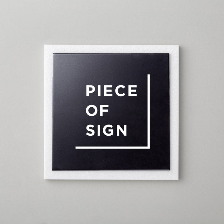 THE DOOR PLATE - 異素材MIX - PIECE OF SIGN