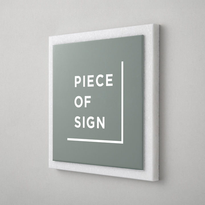 THE DOOR PLATE - 異素材MIX - PIECE OF SIGN