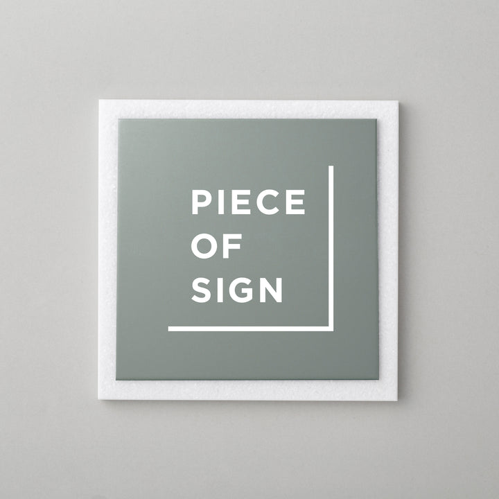 THE DOOR PLATE - 異素材MIX - PIECE OF SIGN
