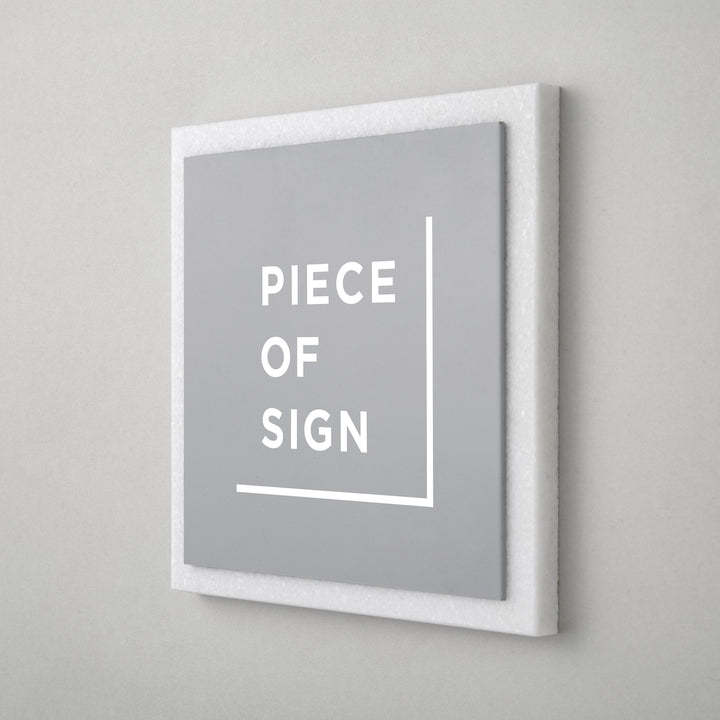 THE DOOR PLATE - 異素材MIX - PIECE OF SIGN