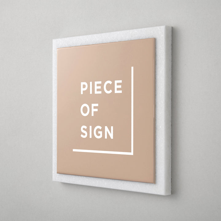 THE DOOR PLATE - 異素材MIX - PIECE OF SIGN