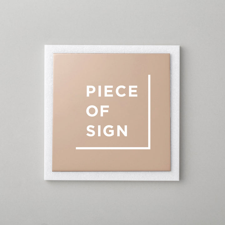 THE DOOR PLATE - 異素材MIX - PIECE OF SIGN