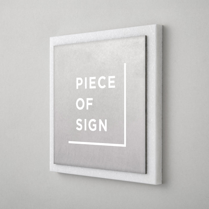 THE DOOR PLATE - 異素材MIX - PIECE OF SIGN