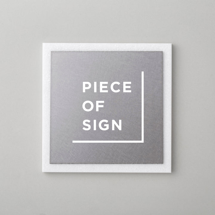 THE DOOR PLATE - 異素材MIX - PIECE OF SIGN