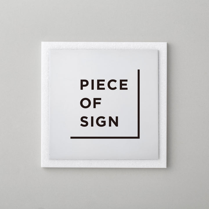 THE DOOR PLATE - 異素材MIX - PIECE OF SIGN