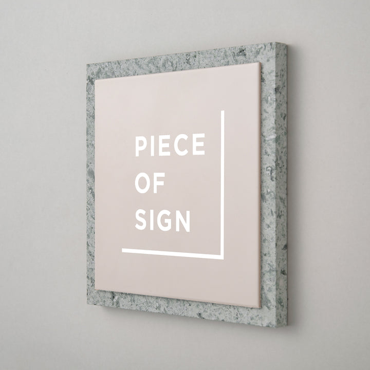 THE DOOR PLATE - 異素材MIX - PIECE OF SIGN