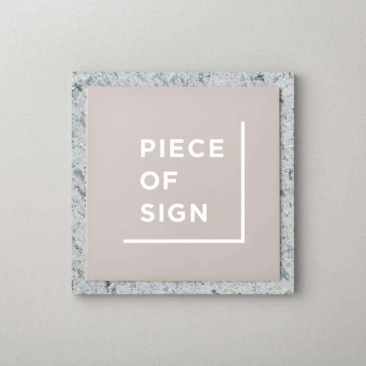 THE DOOR PLATE - 異素材MIX - PIECE OF SIGN