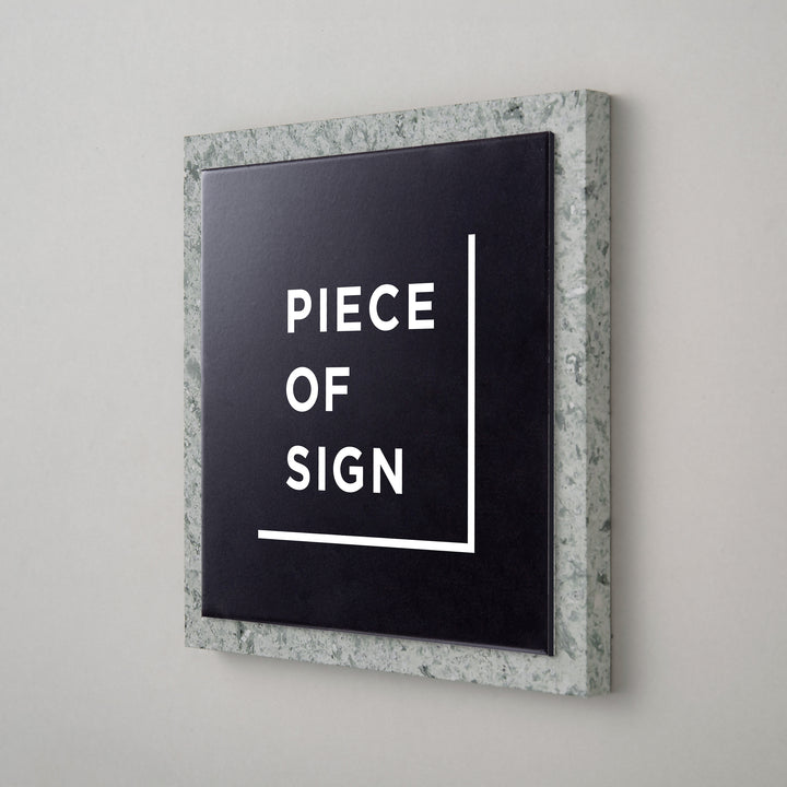 THE DOOR PLATE - 異素材MIX - PIECE OF SIGN