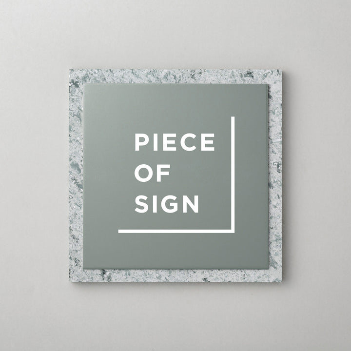THE DOOR PLATE - 異素材MIX - PIECE OF SIGN