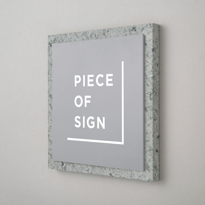 THE DOOR PLATE - 異素材MIX - PIECE OF SIGN