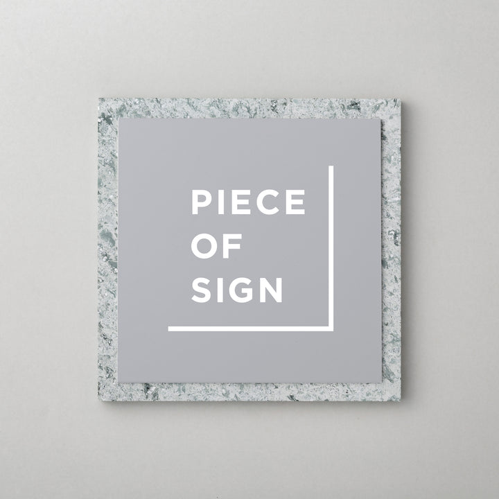 THE DOOR PLATE - 異素材MIX - PIECE OF SIGN