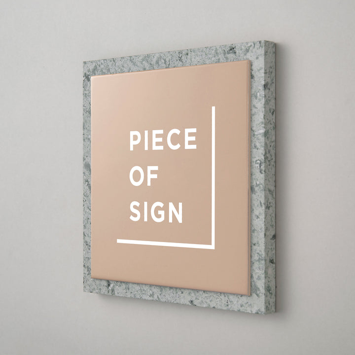 THE DOOR PLATE - 異素材MIX - PIECE OF SIGN