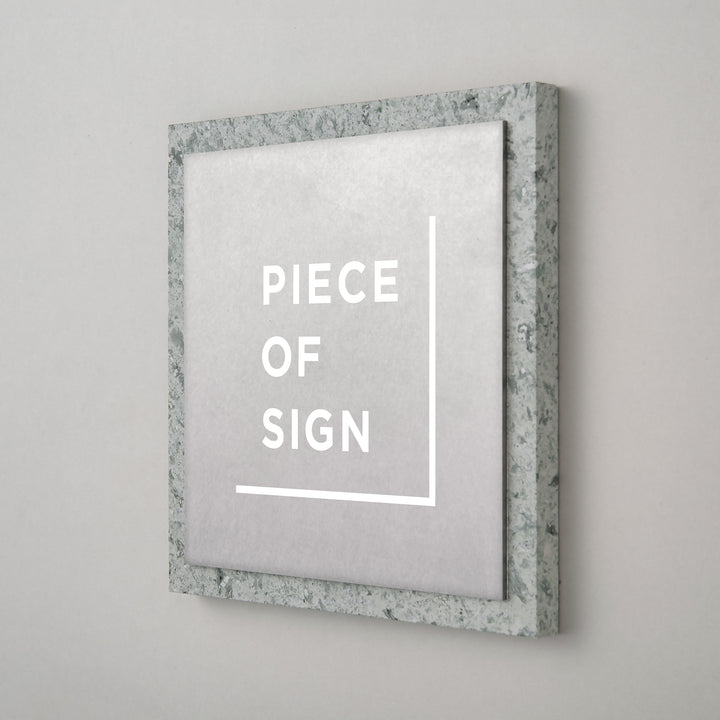 THE DOOR PLATE - 異素材MIX - PIECE OF SIGN