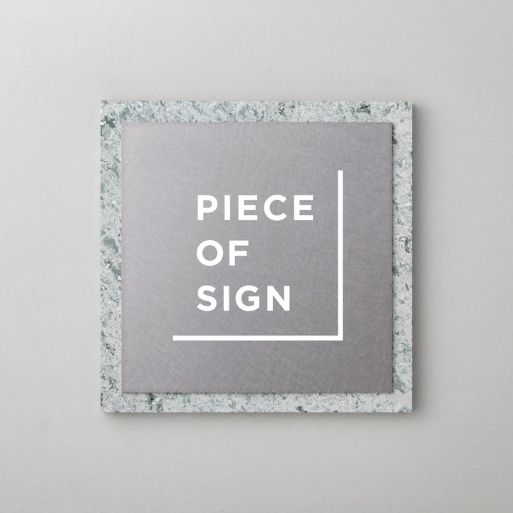 THE DOOR PLATE - 異素材MIX - PIECE OF SIGN