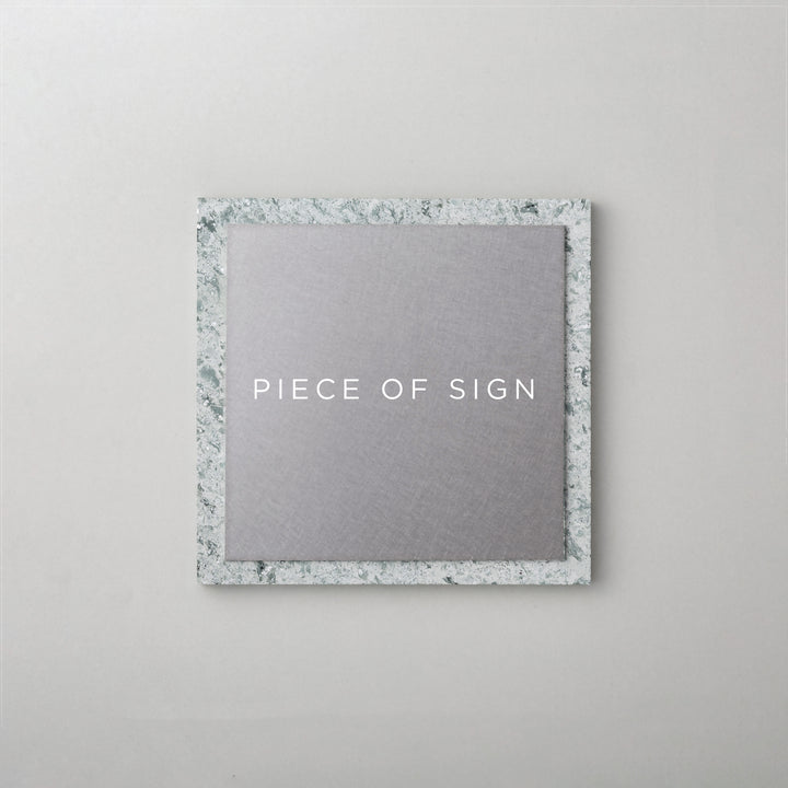 THE DOOR PLATE - 異素材MIX - PIECE OF SIGN