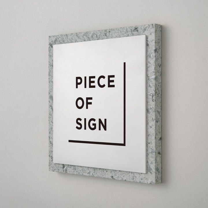 THE DOOR PLATE - 異素材MIX - PIECE OF SIGN
