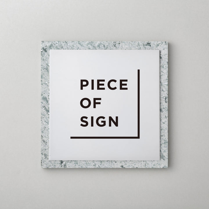 THE DOOR PLATE - 異素材MIX - PIECE OF SIGN