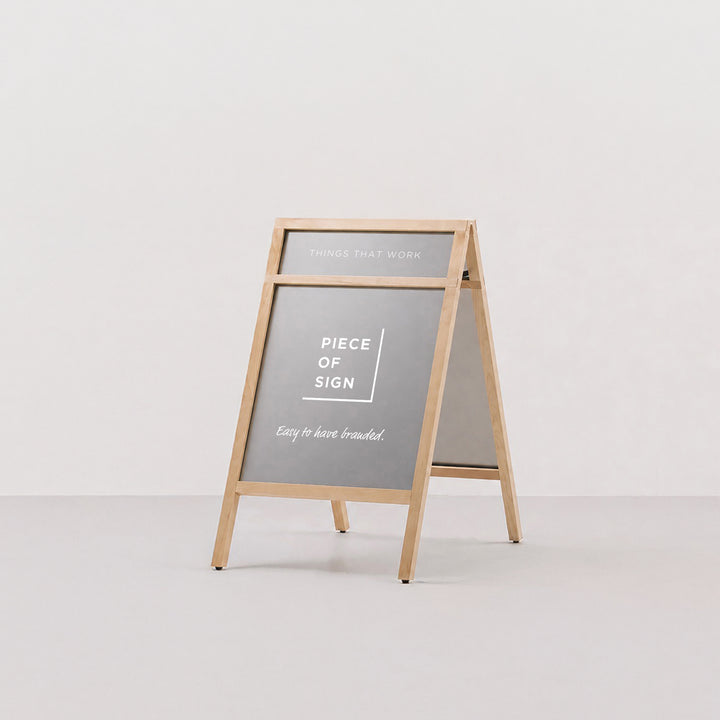 A-SHAPED WOOD FRAME スタンドサイン