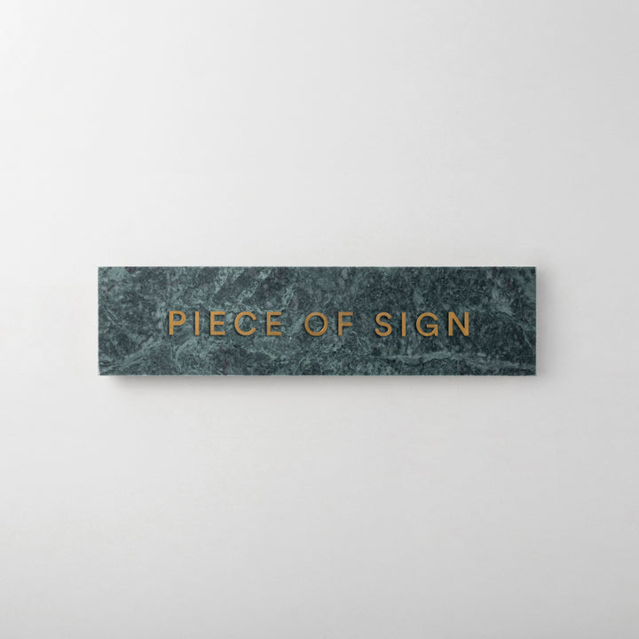 THE DOOR PLATE + 切文字サイン - clé lapidary - PIECE OF SIGN