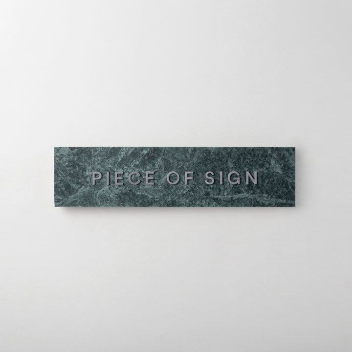 THE DOOR PLATE + 切文字サイン - clé lapidary - PIECE OF SIGN