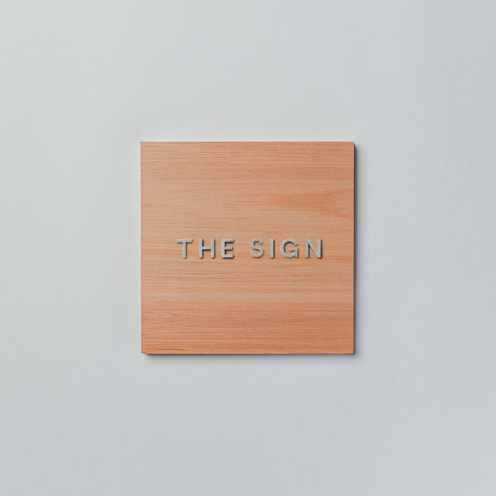THE DOOR PLATE + 切文字サイン - PIECE OF SIGN