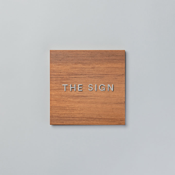 THE DOOR PLATE + 切文字サイン - PIECE OF SIGN