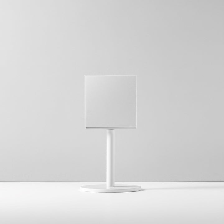 TABLE POLE ブロックサイン- WHITE - PIECE OF SIGN