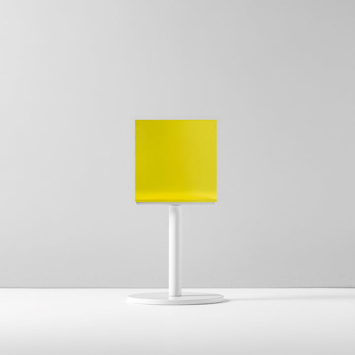 TABLE POLE ブロックサイン- WHITE - PIECE OF SIGN