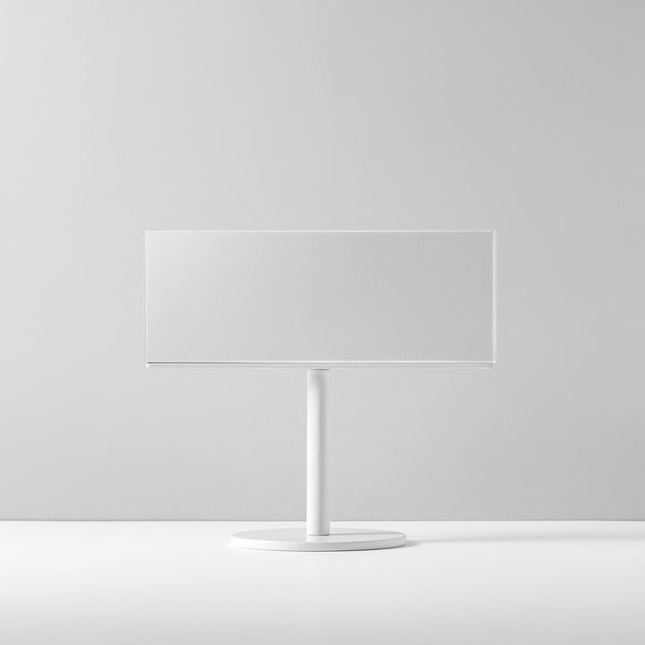 TABLE POLE ブロックサイン- WHITE - PIECE OF SIGN