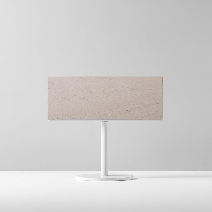 TABLE POLE ブロックサイン- WHITE - PIECE OF SIGN