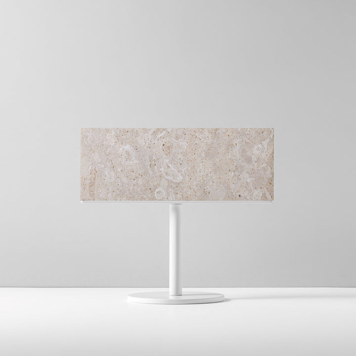 TABLE POLE ブロックサイン- WHITE - PIECE OF SIGN