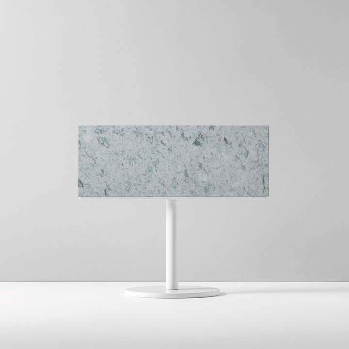 TABLE POLE ブロックサイン- WHITE - PIECE OF SIGN