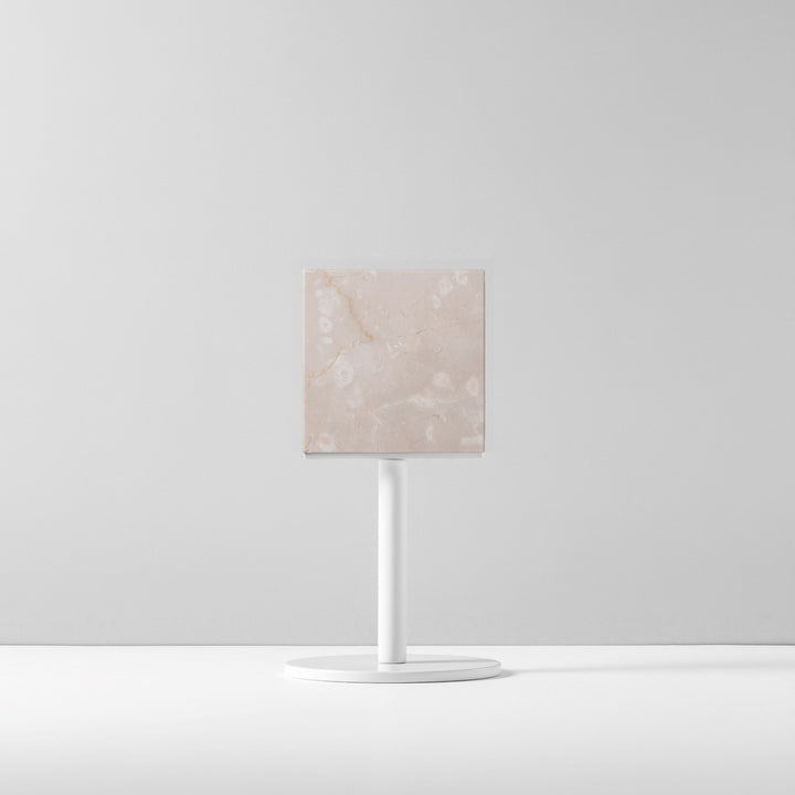 TABLE POLE ブロックサイン- WHITE - PIECE OF SIGN