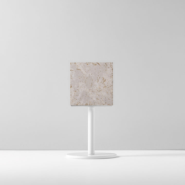 TABLE POLE ブロックサイン- WHITE - PIECE OF SIGN