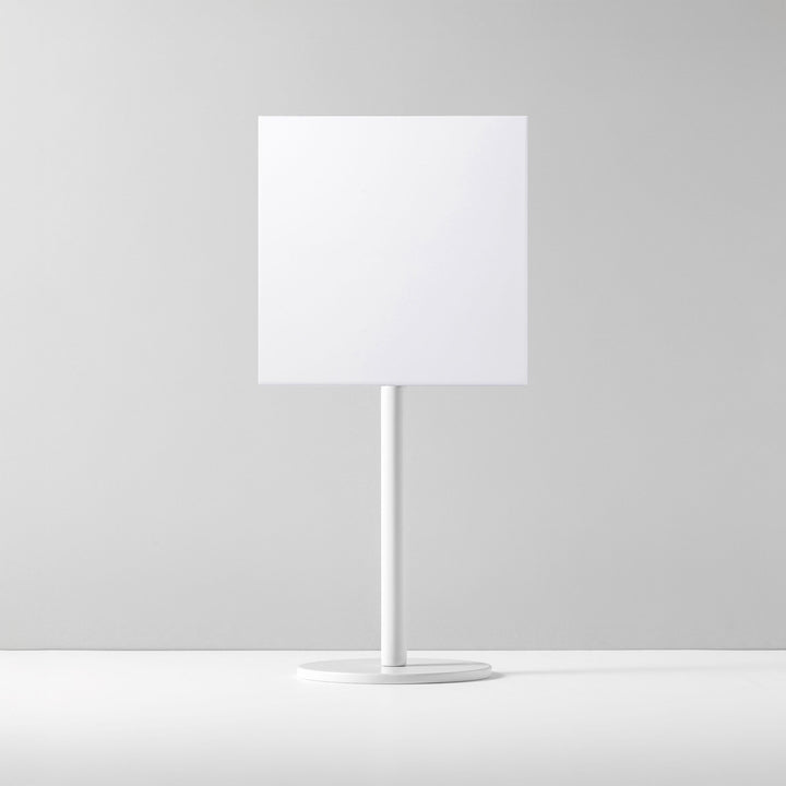 TABLE POLE プレートサイン- WHITE - PIECE OF SIGN