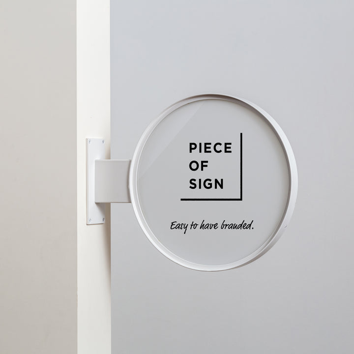 【OUTLET】FRAMED ウォールサイン 突き出し - ROUND - PIECE OF SIGN