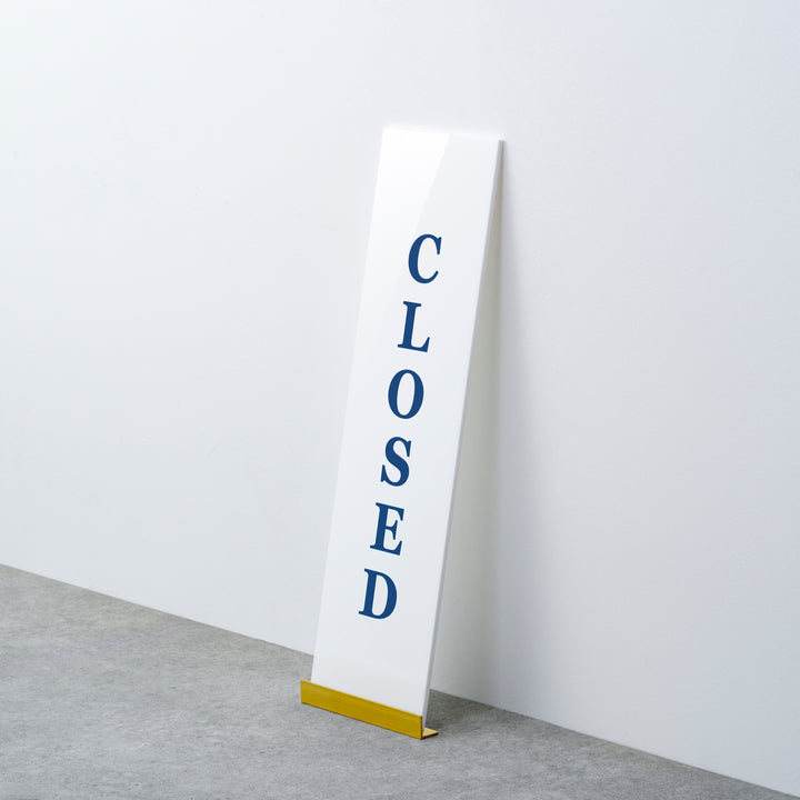OPEN & CLOSED 床置きサイン - PIECE OF SIGN